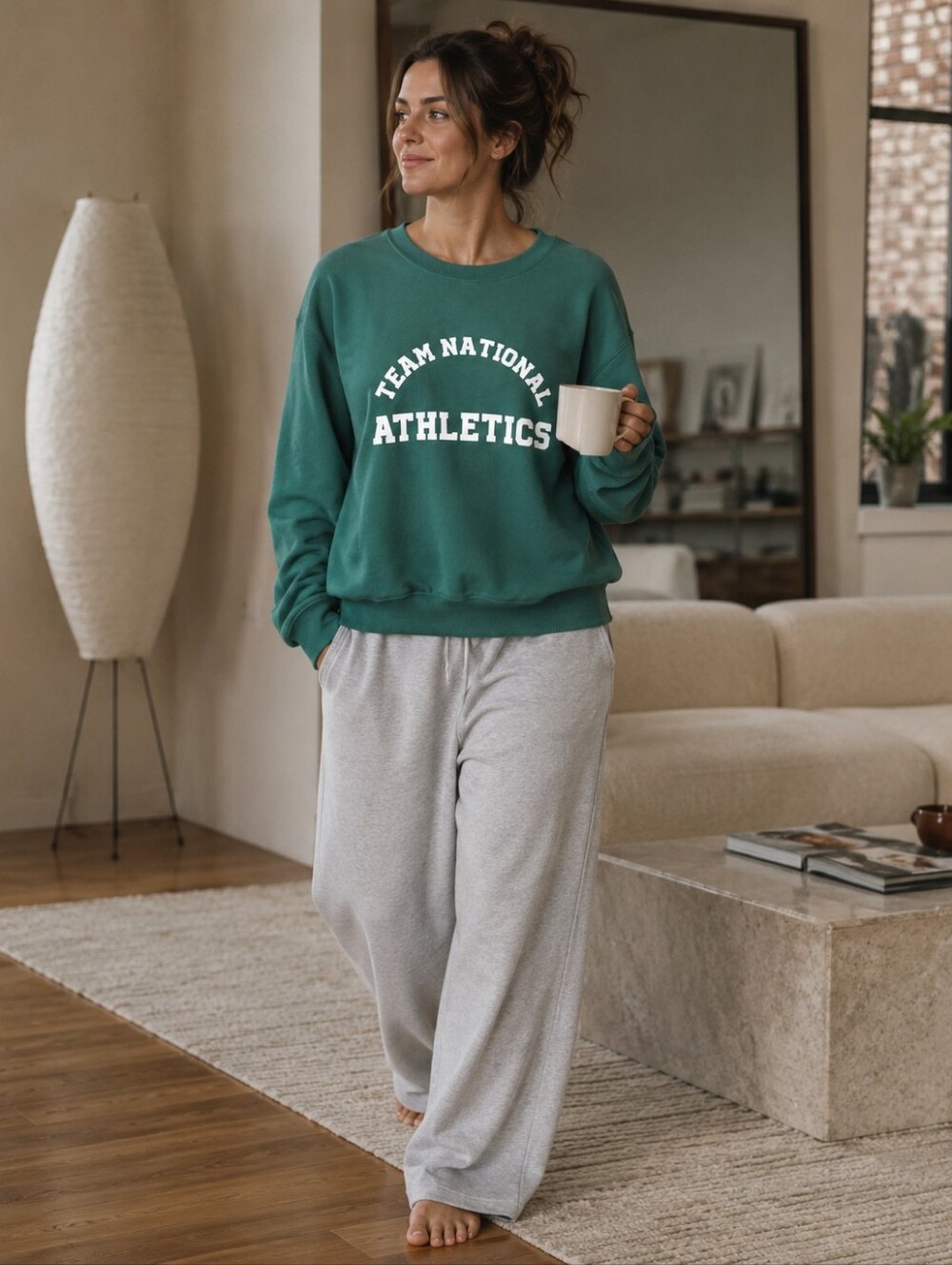 Tna Aritzia Team National Athletics Cozy Fleece Sweatshirt Athleisure Women's XS